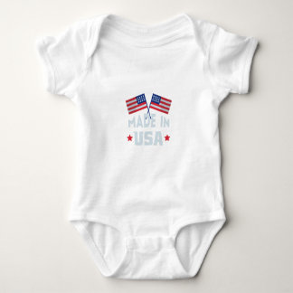 Made in USA baby bodysuit Strampler