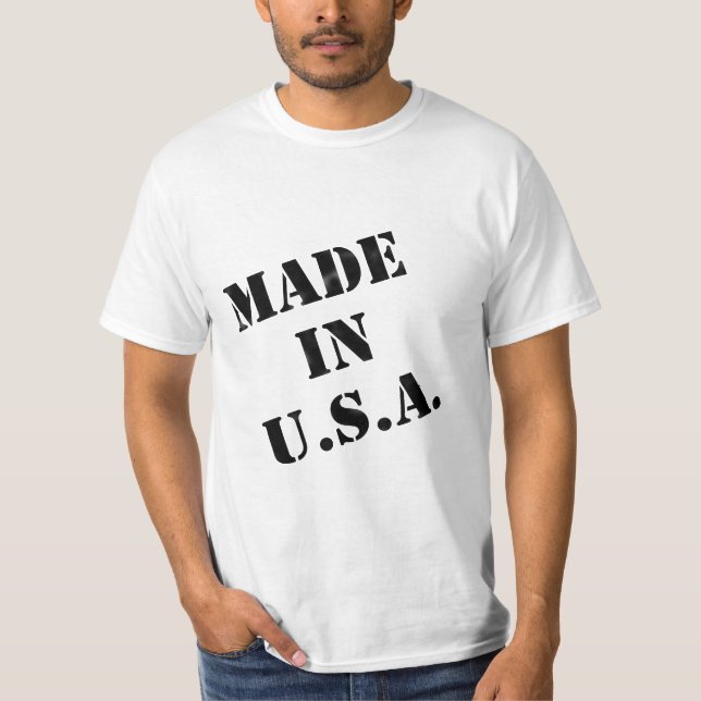 Made in USA Design T - Shirt (Vorderseite)