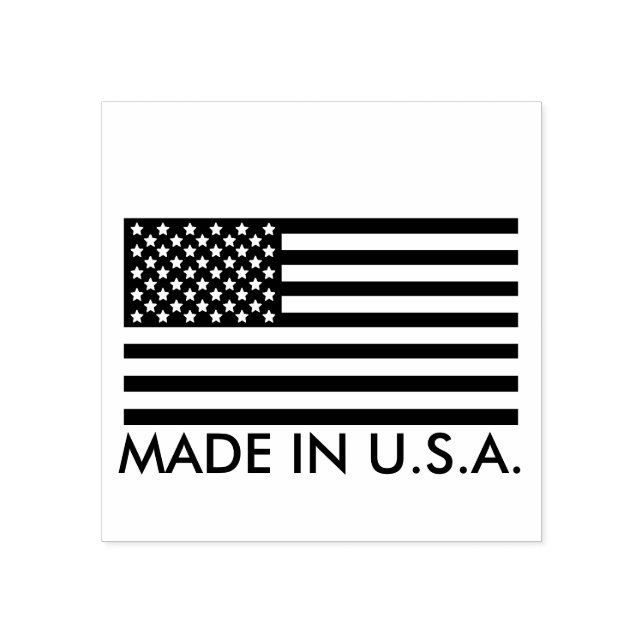 Made in USA Gummistempel (Prägung)