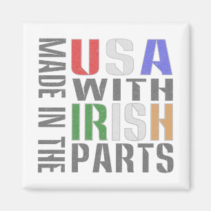 Made in USA Irish Parts Magnet