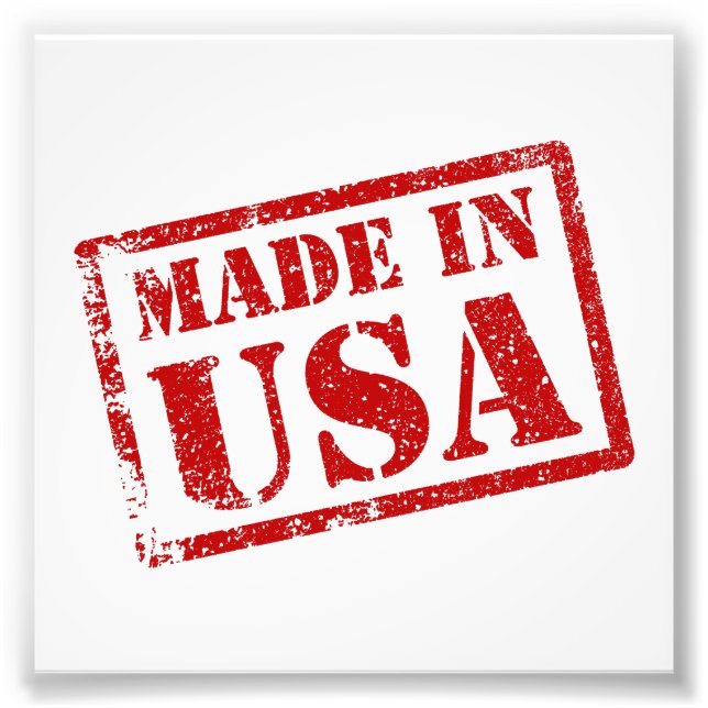 Made in USA, Made in America Fotodruck (Vorne)