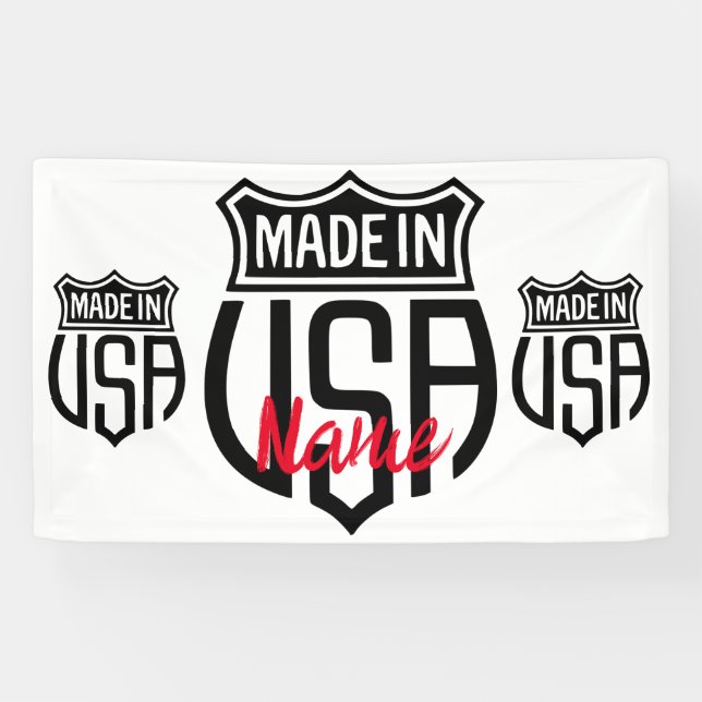 Made in USA Sign Thunder_Cove Banner (Horizontal)