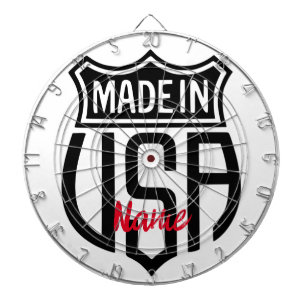 Made in USA Sign Thunder_Cove Dartscheibe