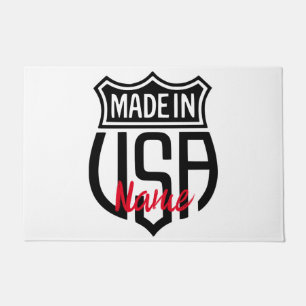 Made in USA Sign Thunder_Cove Fußmatte
