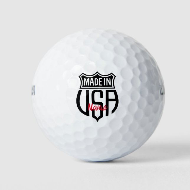 Made in USA Sign Thunder_Cove Golfball (Vorderseite)