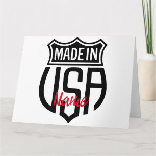 Made in USA Sign Thunder_Cove Karte