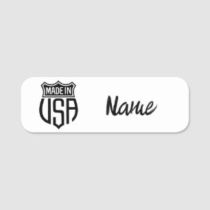 Made in USA Sign Thunder_Cove Namensschild