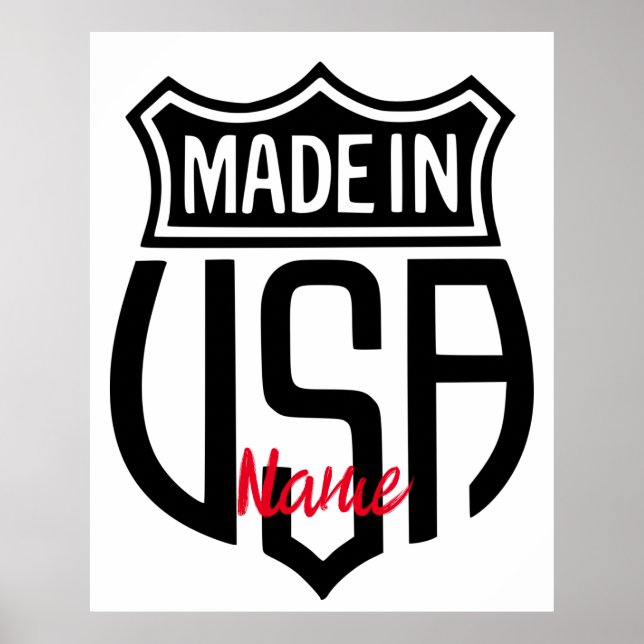 Made in USA Sign Thunder_Cove Poster (Vorne)