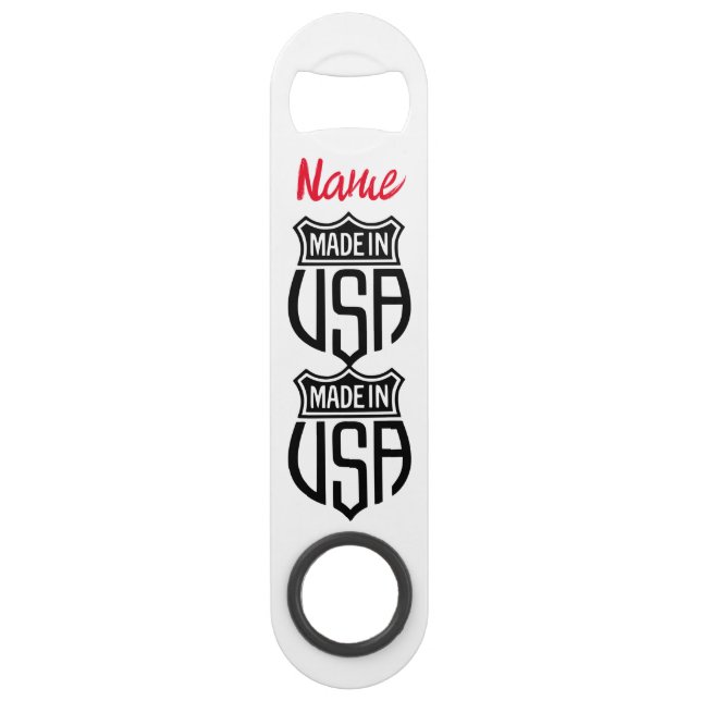 Made in USA Sign Thunder_Cove Speed Flaschenöffner (Vorderseite)