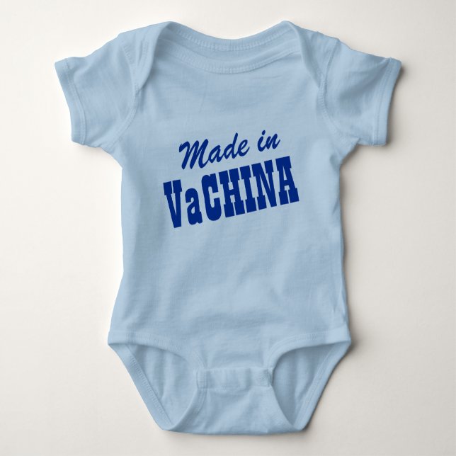 Made in Va-China Baby Strampler (Vorderseite)
