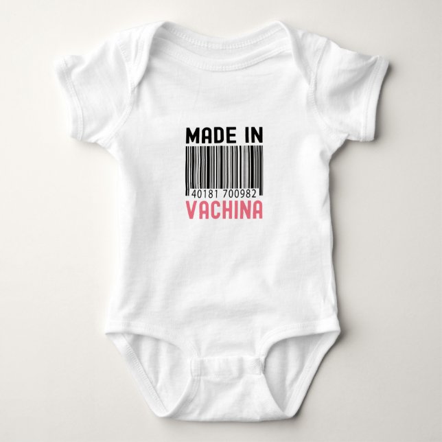 Made in Vachina Baby Strampler (Vorderseite)