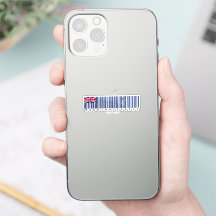 Made in Victoria Barcode Flag Sticker