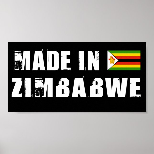 Made in Zimbabwe Poster (Vorne)