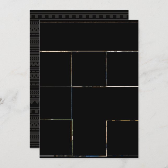 Made it Thru Family Foto Happy New Years Eve Card Einladung (Vorne/Hinten)