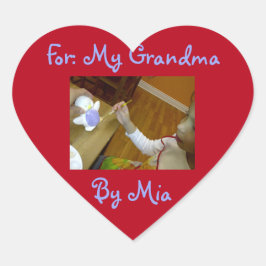 Made Just for you Heart Aufkleber von RoseWrits