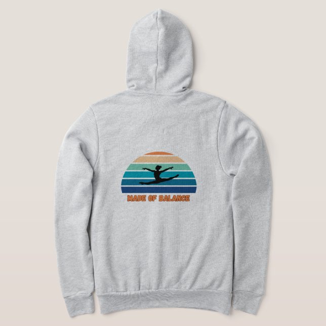 Made of Balance – Minimal Statement T-Shirt Hoodie (AblageHinten)