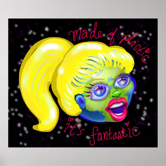Made of Plastic Mother Earth Girl Poster (Vorne)