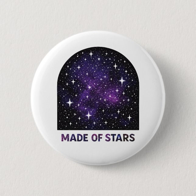 Made of Stars Button (Vorderseite)