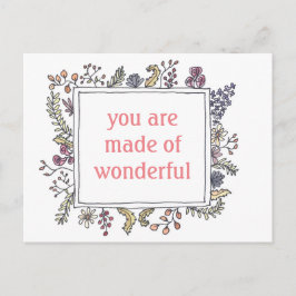 Made of Wonderful - Postcard - Sweet Erinnerung Postkarte