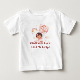👶 "Made with Liebe (and No Sleep)" 💕 Baby T-shirt