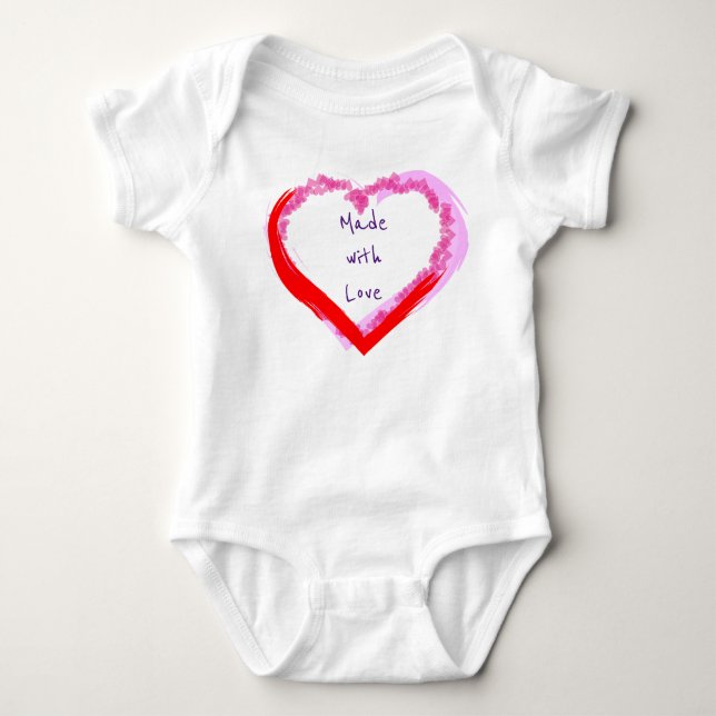 Made with Liebe Baby Strampler (Vorderseite)