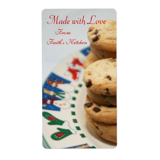 Made with Liebe Cookie Holiday Baking Kitchen Labe (Vorne)