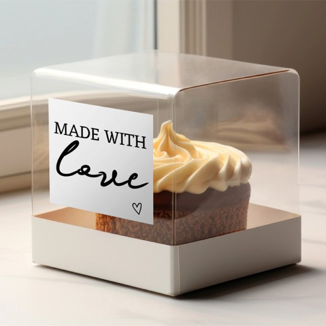 Made with Liebe Gummistempel (Made with love rubber stamp from Ricaso. Great for business and personal use. Easy to use stamps. )