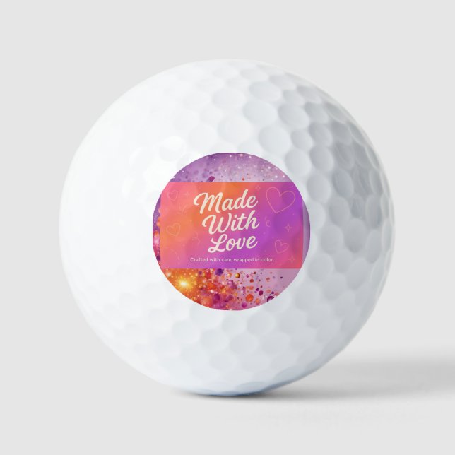 Made with Liebe Watch Golfball (Vorderseite)