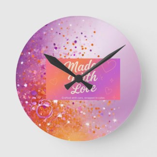 Made with Liebe Watch Runde Wanduhr