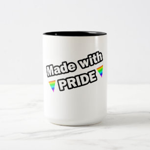 Made with Pride Zweifarbige Tasse