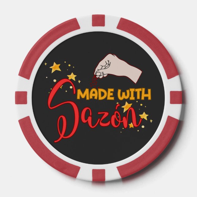 Made with Sazón and a GANT LOT LOT Pokerchips (Vorderseite)