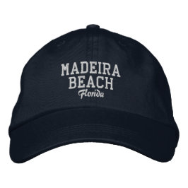 Madeira Beach Florida Embroidered Baseball Hat Bestickte Baseballkappe