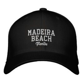Madeira Beach Florida Embroidered Baseball Hat Bestickte Baseballkappe