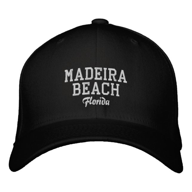 Madeira Beach Florida Embroidered Baseball Hat Bestickte Baseballkappe (Vorderseite)