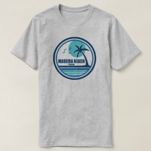 Madeira Beach Florida Palm Tree Birds T-Shirt