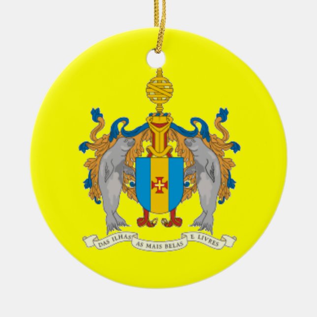 MADEIRA Custom Christmas Ornament (Vorne)