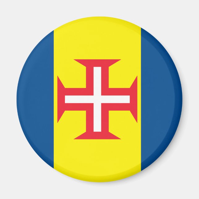 Madeira-Flagge Magnet (Vorne)
