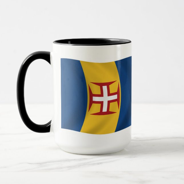 Madeira Flagge Tasse (Links)