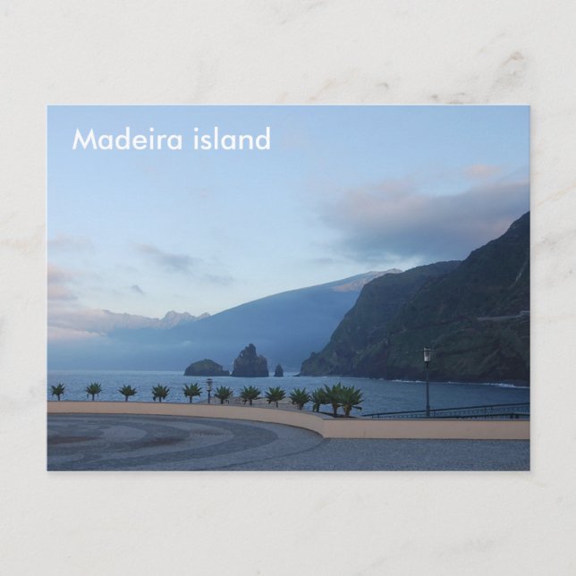 Madeira-Insel Postkarte (Vorderseite)