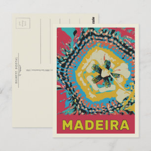 Madeira Passion Blume Illustration Portugal Postkarte