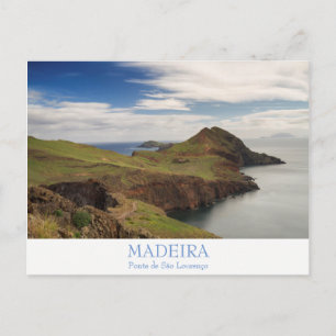 Madeira - Ponta de Sao Lourenco Postkarte mit Text