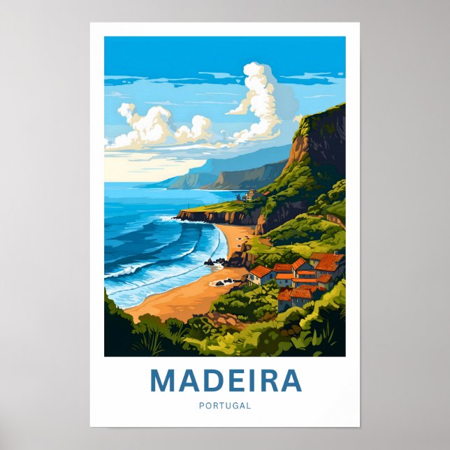 Madeira Portugal Reisen Print Poster (Vorne)