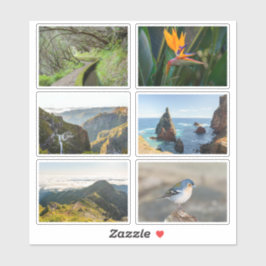Madeira Portugal Travel Photography Sticker sheet