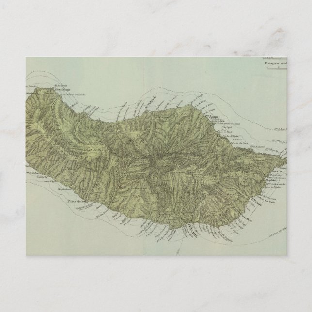 Madeira Postkarte (Vorderseite)