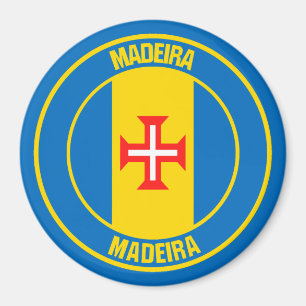 Madeira-RundEmblem Magnet