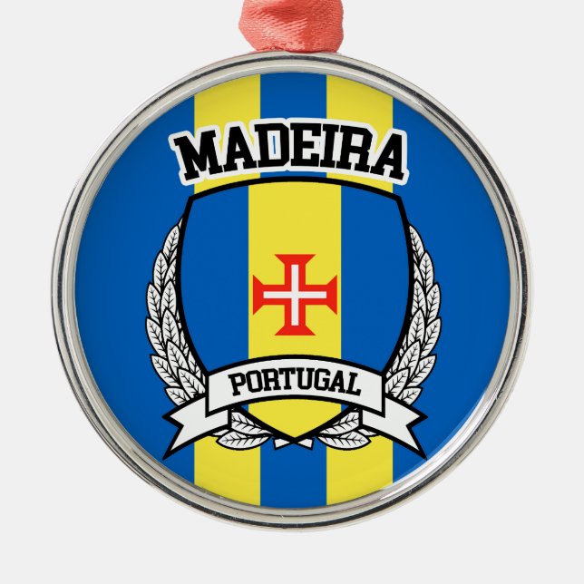 Madeira Silbernes Ornament (Vorne)