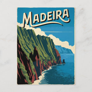 Madeira Vintag Postkarte
