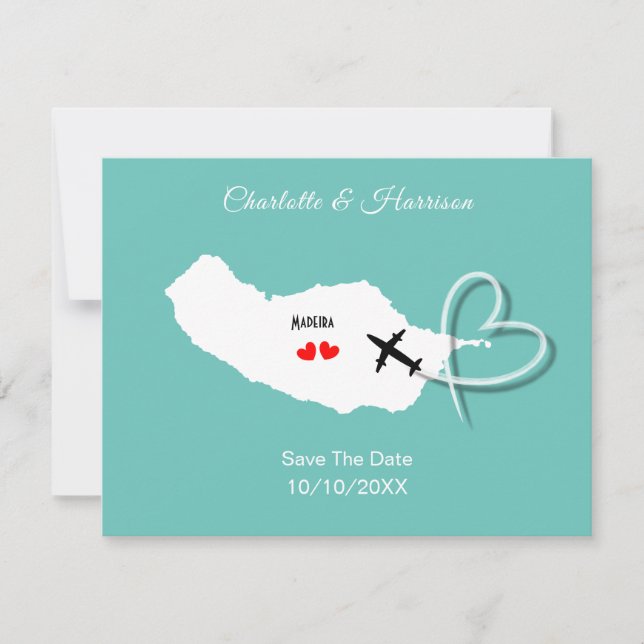 Madeira Wedding Destination Save the Date (Vorderseite)