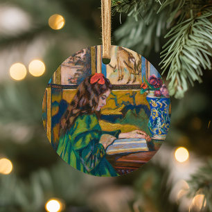 Madeleine Reading Armand Guillaumin Keramik Ornament