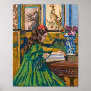 Madeleine Reading   Armand Guillaumin Poster